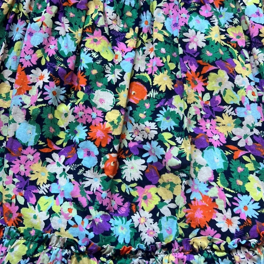 BabyGap Toddler Girl Floral Puff Sleeve Dress Size 3t
